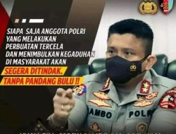 Slogan Presisi Kapolri dan Kadiv Propam Polri Tegas Juga Keras Hanya Pencitraan Belaka, Anggota Polisi di Lampung Barat Tidak Dipecat Padahal Telak Terlibat Kasus Kriminalisasi 