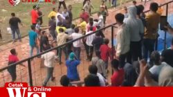 Viral Kericuhan Sepak Bola di Kuala Tungkal Saling Adu Jotos
