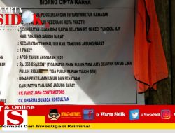 Belum Selesai Dikerjakan, Peningkatan Jalan Bina Karya Selatan RT 16 di Duga Kurang Semen Dikeluhkan Warga