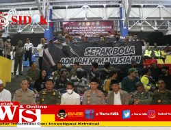 Polisi, TNI, Pemkot dan Suporter Kota Tangerang Doa Bersama Solidaritas Tragedi Stadion Kanjuruhan