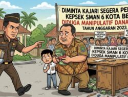 Diminta Kajari Segera Periksa Kepsek SMAN 6 Kota Bekasi Diduga Manipulatif Dana BOSP Tahun Anggaran 2023
