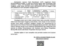 Surat Tagihan Kerugian Daerah Kembali Muncul, BPKD Kabupaten Bekasi Layangkan Pemberitahuan kepada Mantan Kepala Desa Hegarmanah