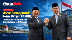 Maruli Simanjuntak Resmi Pimpin BNPPDT, Tantangan Perbatasan dan Daerah Terpencil Menanti